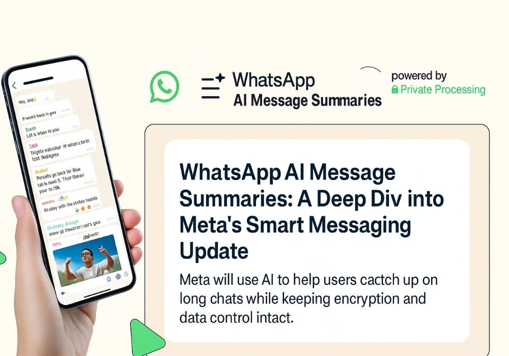 WhatsApp AI message summaries