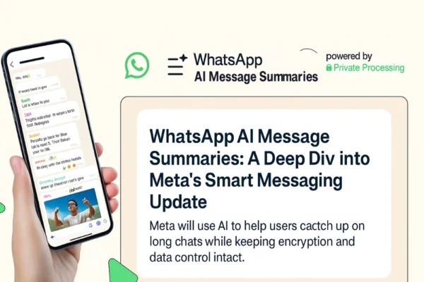 WhatsApp AI message summaries