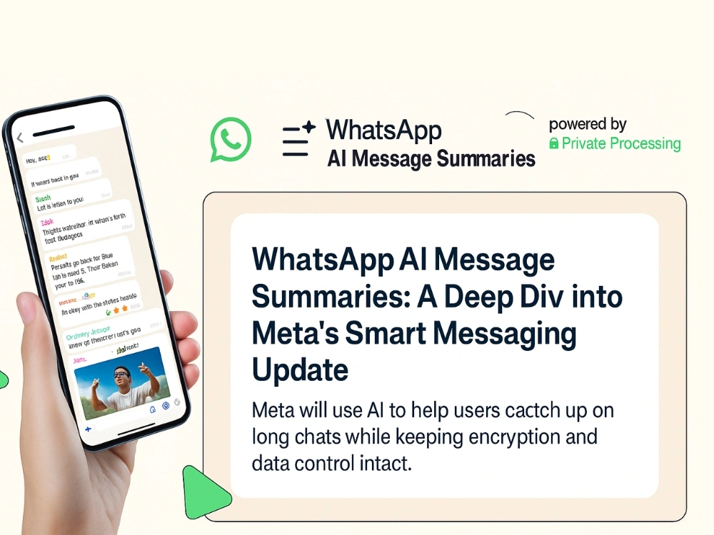 WhatsApp AI message summaries