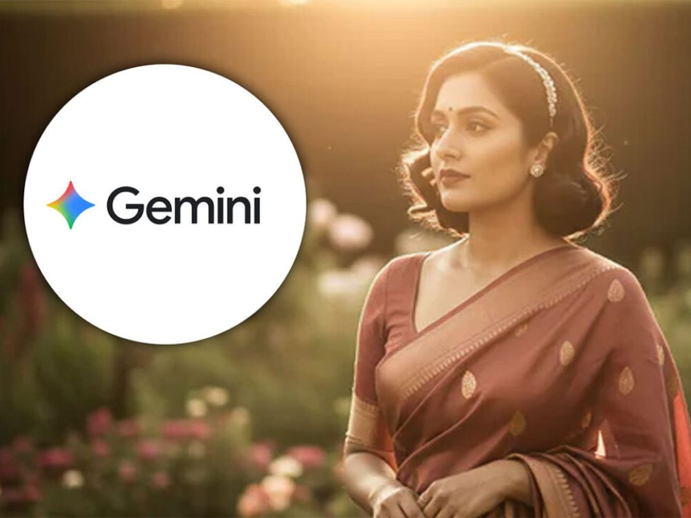 AI-generated woman showcasing advanced AI Google Gemini trends