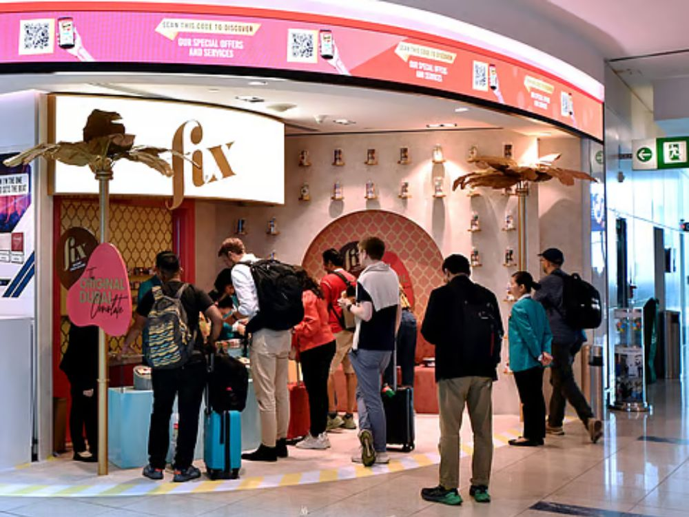 Dubai's famous chocolate brank Fix returns to Dubai Duty Free.