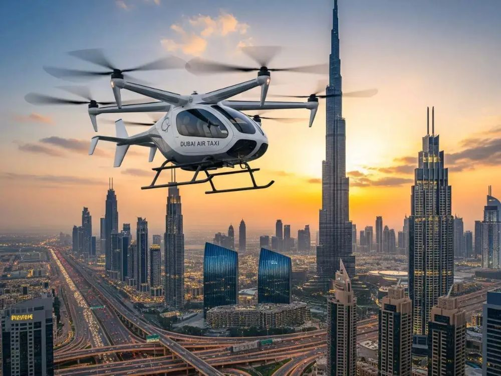 UAE air taxi launch 2025