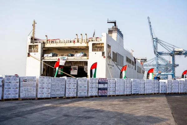 Sharjah Charity sends 10th UAE relief ship to Gaza