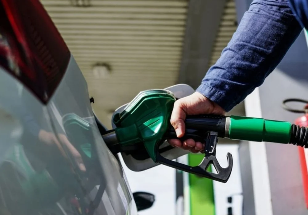 Car refueling after UAE diesel prices October 2025 update.