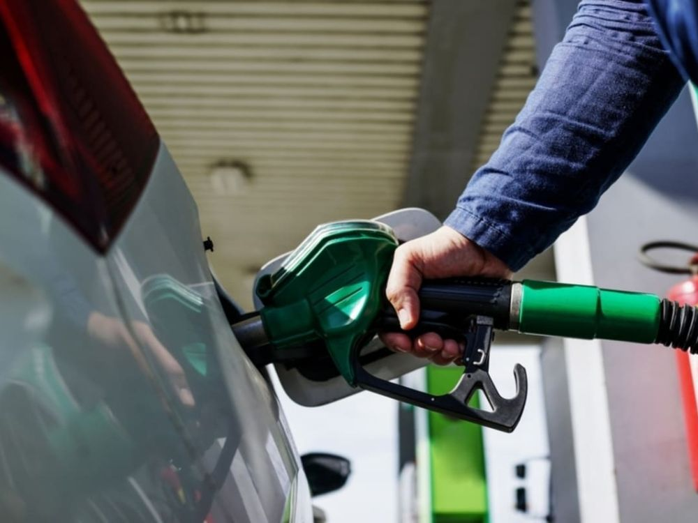 Car refueling after UAE diesel prices October 2025 update.