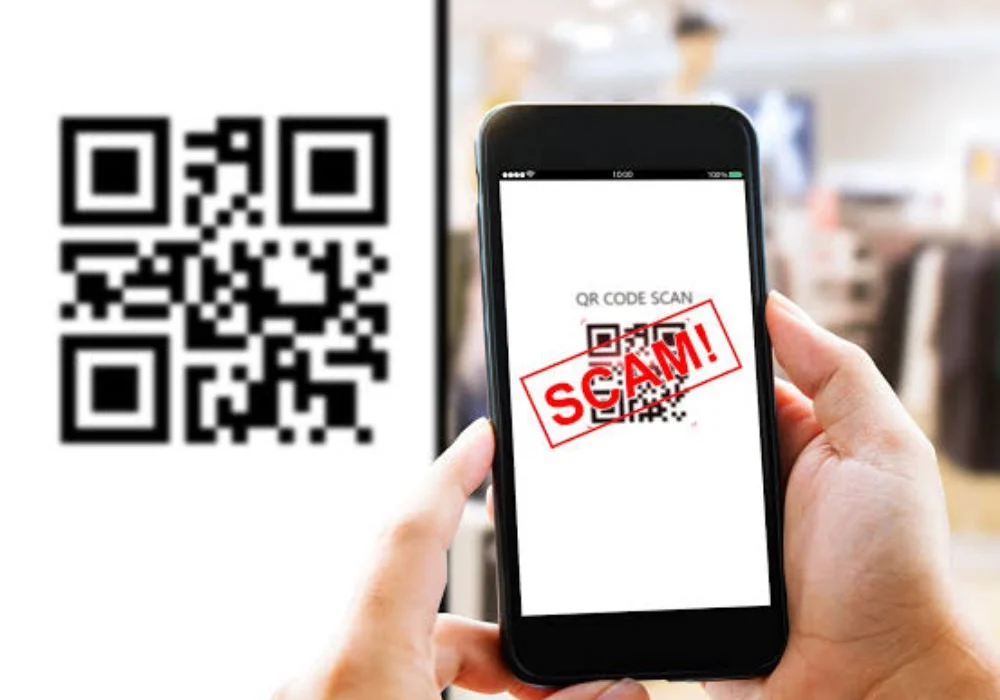 Dubai Municipality QR code scam warning.