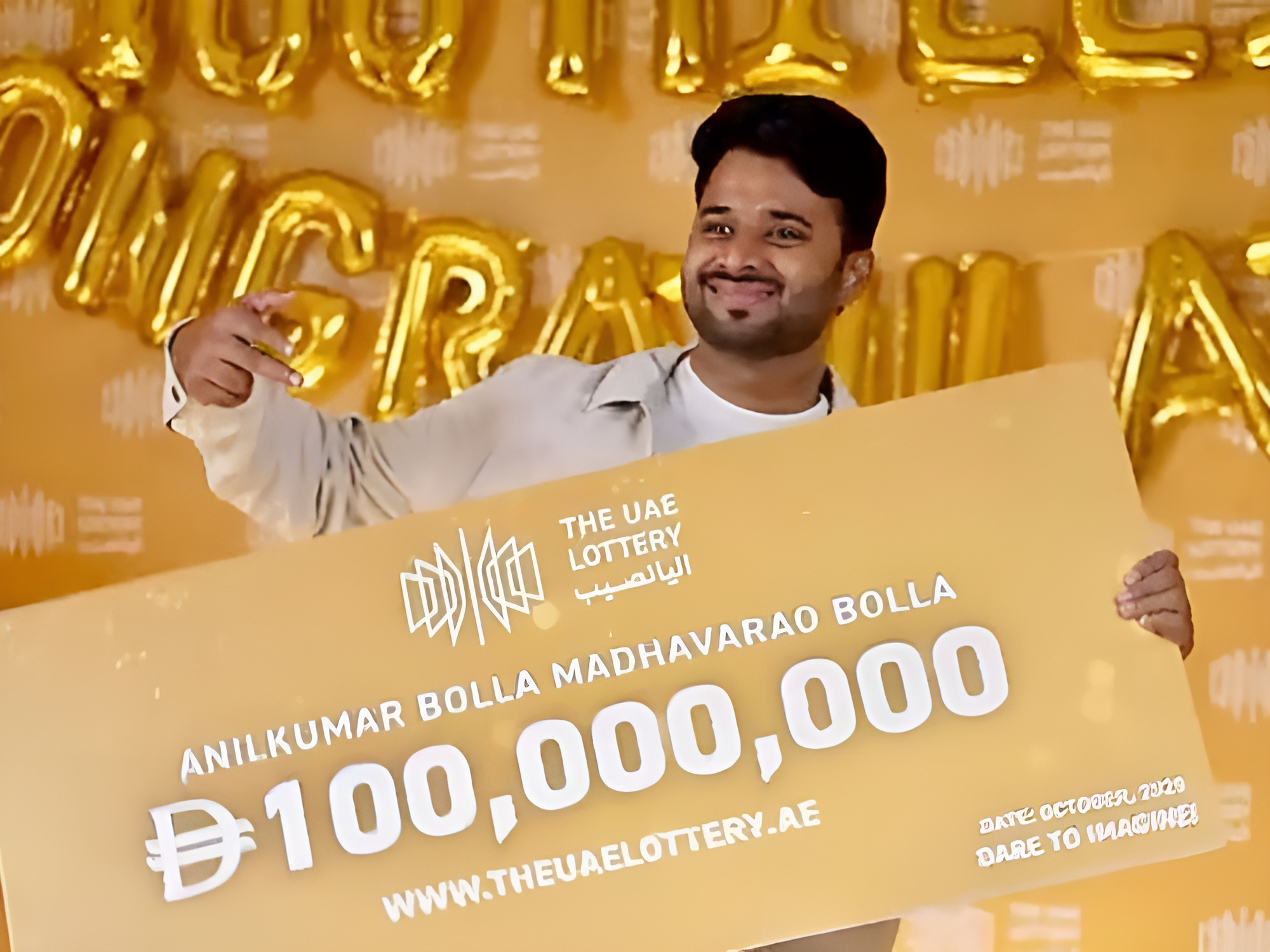 Dh100 Million UAE Lottery Jackpot Winner 2025.