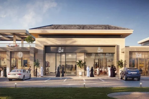 1. “Exterior concept rendering of The Villa Square boutique mall Dubai in Wadi Al Safa 5”