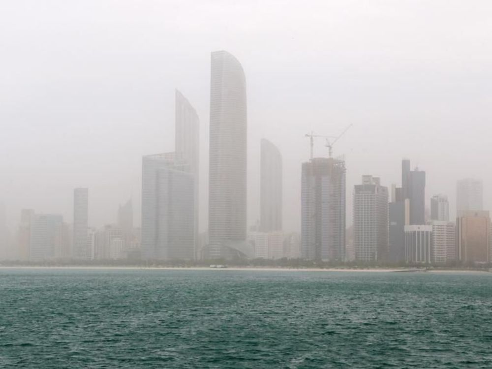 Morning fog during UAE temperature drop 2025.