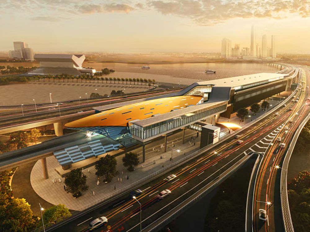 Dubai 2029 Transport Plan for 131 km Metro, 67 metro, 11 tram station.