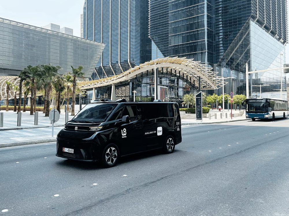 WeRide's Robotaxi on Al Maryah Island as Abu Dhabi Driverless Car Launch is on.