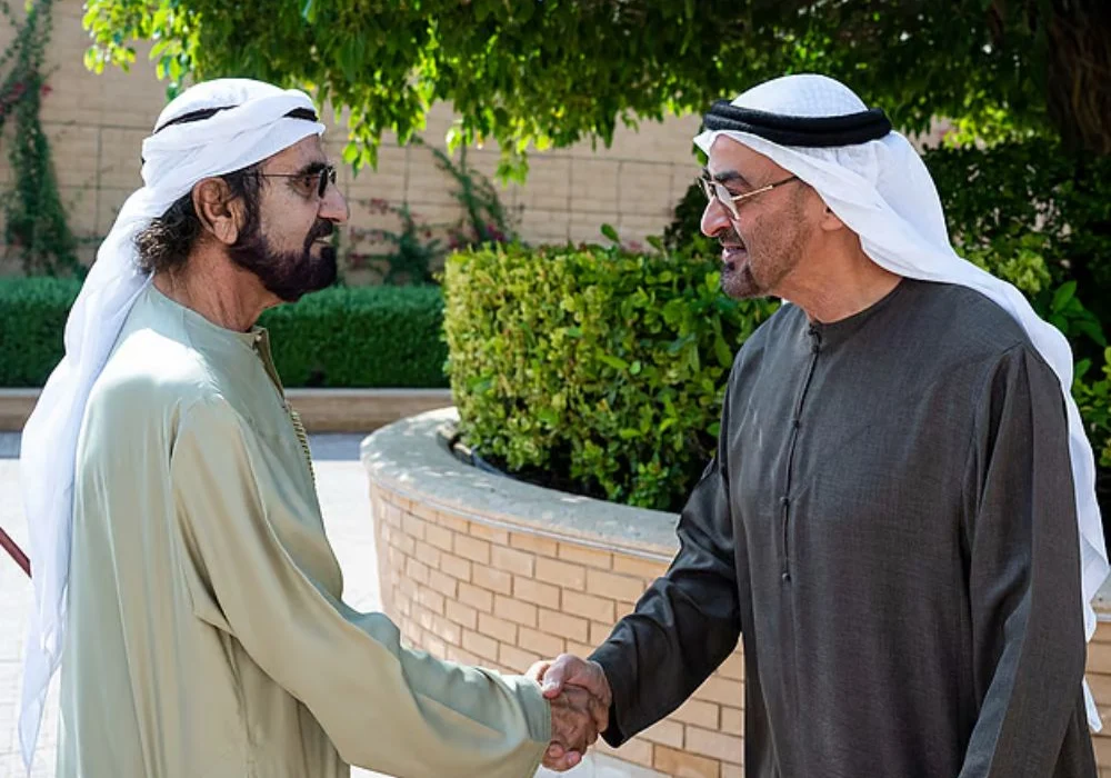 UAE President meeting Mohammed bin Rashid on13th November 2025.