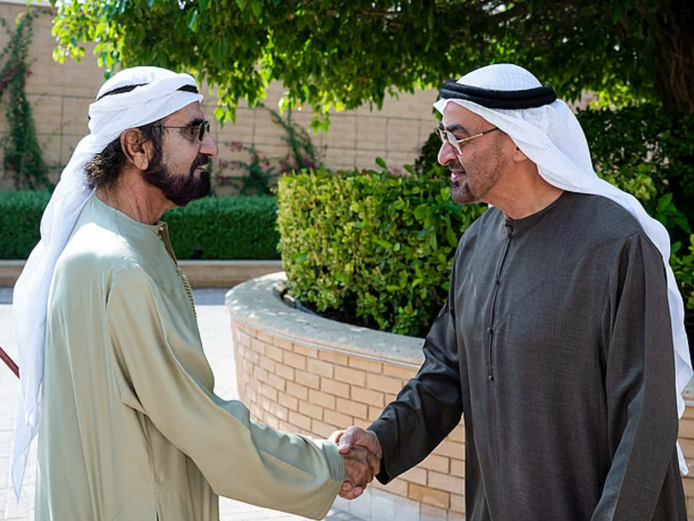 UAE President meeting Mohammed bin Rashid on13th November 2025.