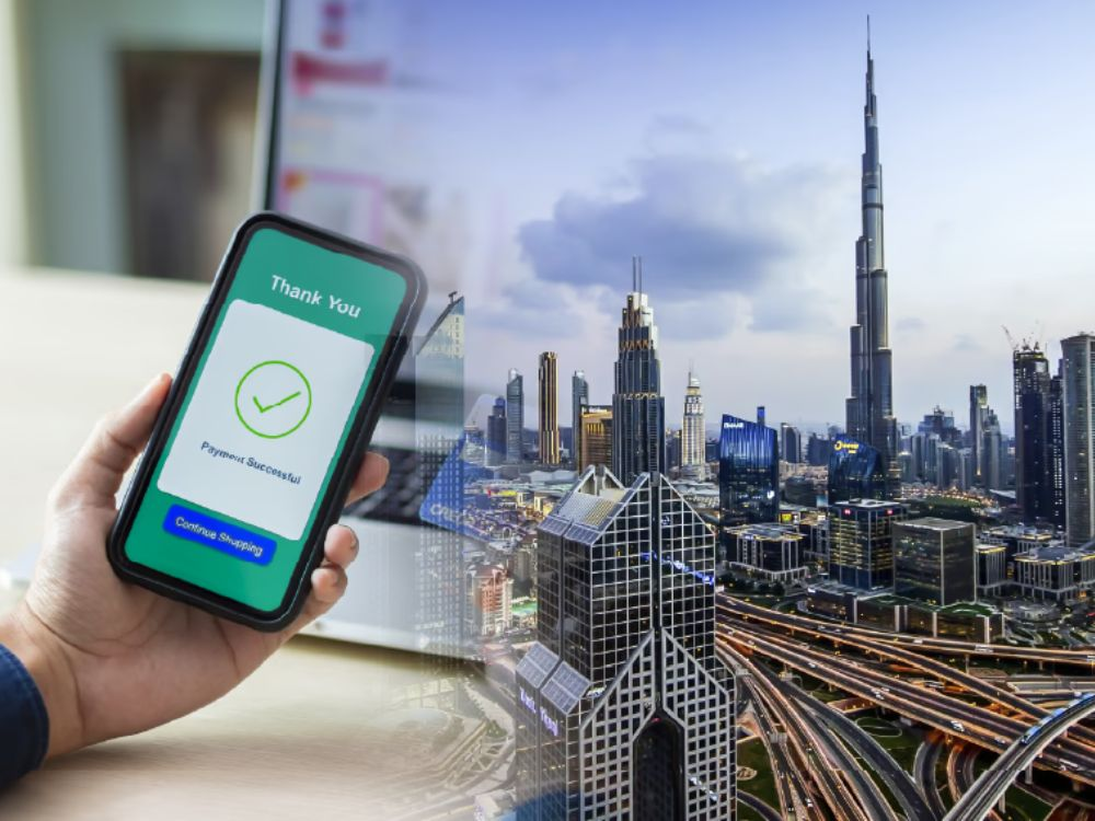 UAE cashless payments using smartphone leading GGC.