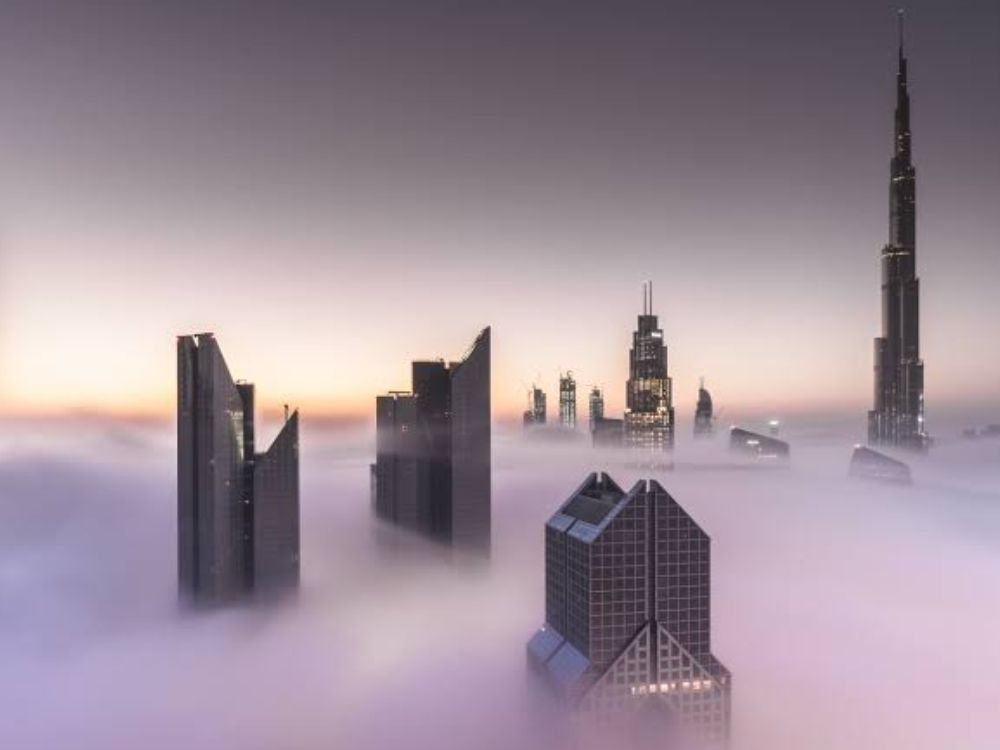 “UAE weather this week forecast showing rain, fog, and temperature shifts”