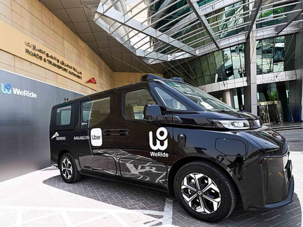 Dubai autonomous Uber rides.