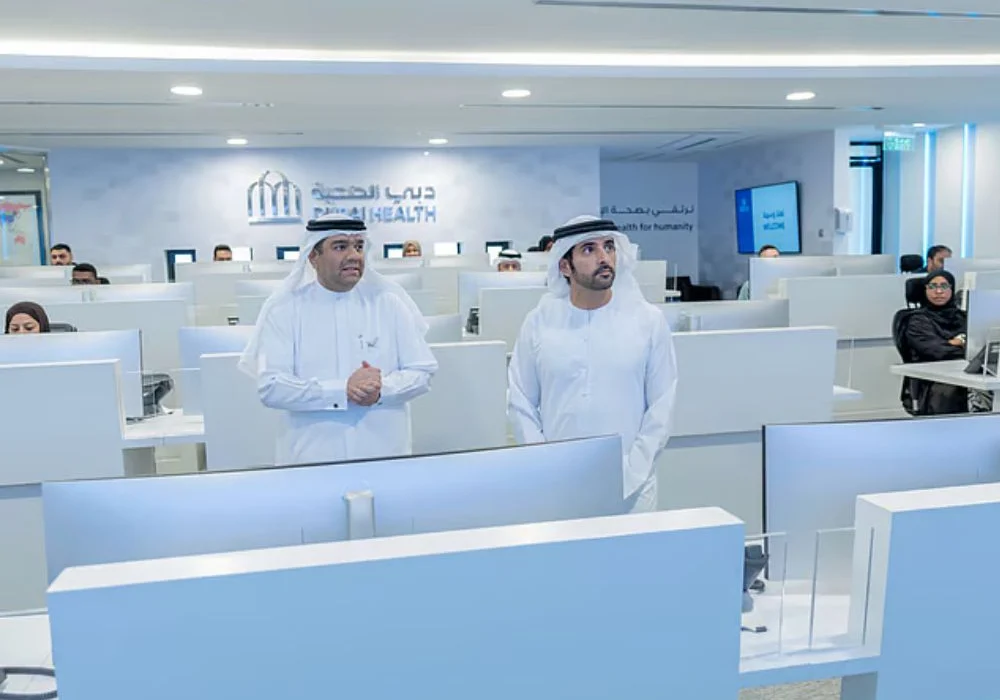 Sheikh Hamdan visits Dubai Health.